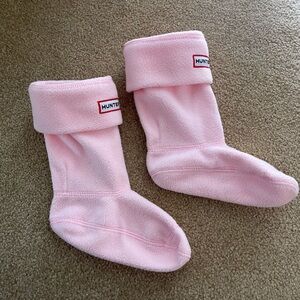 Hunter Soft Pink Boot Liners size little kids 10-12